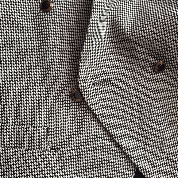 Vintage Houndstooth Sheridan Square size 18 jacket blazer - Picture 4 of 5